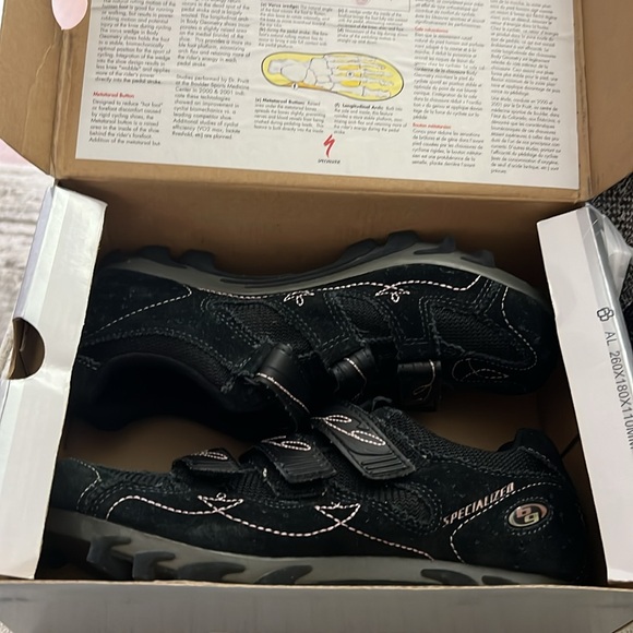 Specialized‎ Riata Riata MTB City Bike Women 7.5 Black Pink Cycling Sneakers - Picture 14 of 14